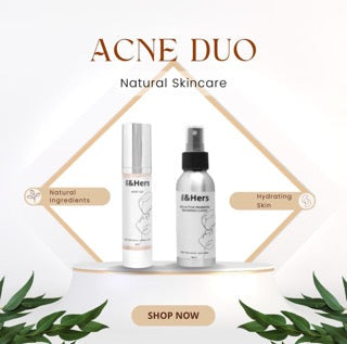 His & Hers Acne Gel: Soft, Healing Clarity with Aloe Ferox & Activated Silver
