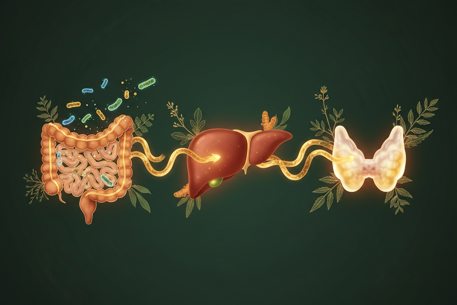The Thyroid-Gut-Liver Axis: What Your Thyroid Is Trying to Tell You About Your Gut